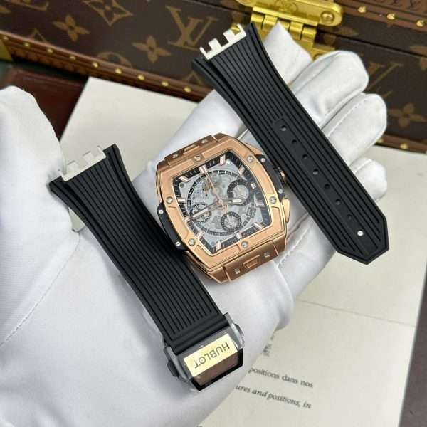 Hublot Spirit Of Big Bang King Gold Replica Watches Dial Gray BBF Factory 42mm