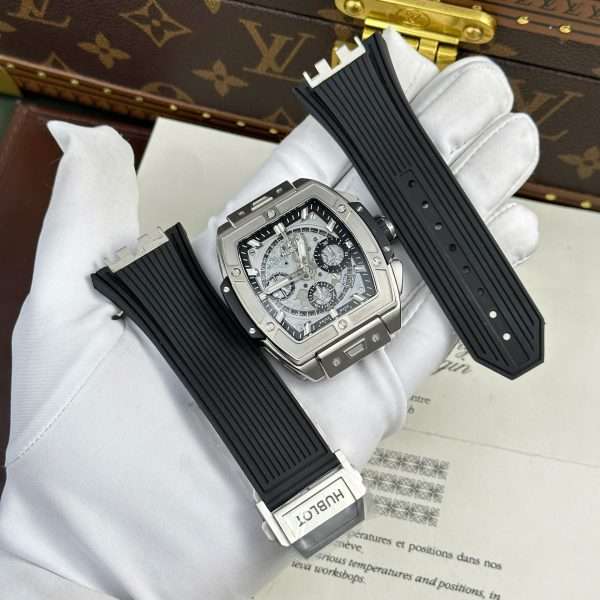 Hublot Spirit Of Big Bang Titanium Replica Watch Rubber Strap BBF Factory 42mm