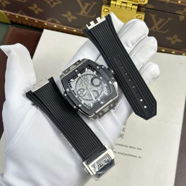 Hublot Spirit Of Big Bang Titanium Replica Watches Rubber Strap BBF Factory 42mm