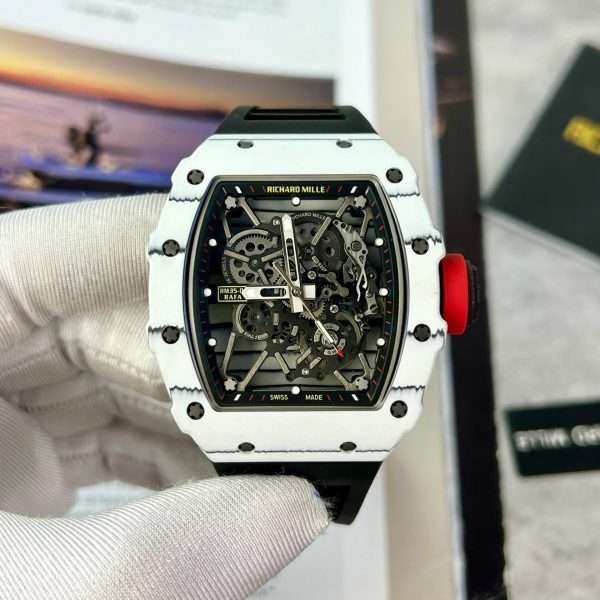 Richard Mille Replica 1:1 Watch RM35-01 Carbon TPT Factory BBR 44mm