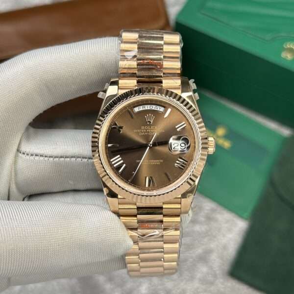 Rolex Day-Date 228235 Rep 11 Premium Edition Chocolate Dial 40mm