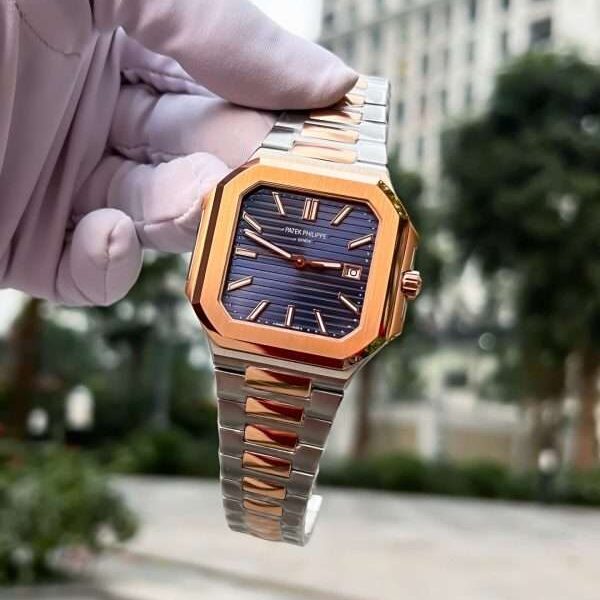 Patek Philippe Cubitus 5821 Replica 11 Watch Blue Square Dial 45mm