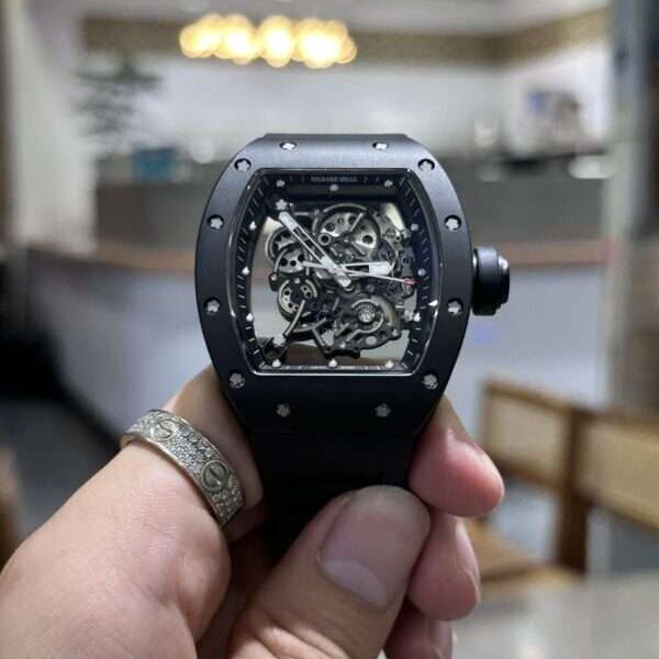 Richard Mille RM055 Black Ceramic Replica 1:1 Watch 45mm