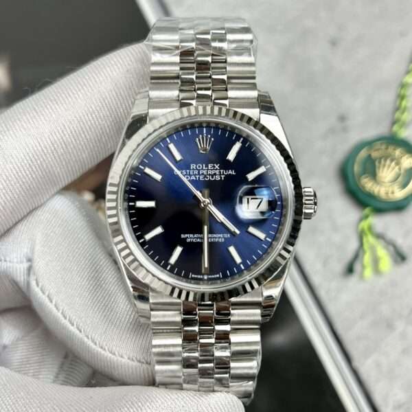 Rolex Replica 1:1 Watch DateJust Blue Dial Jubilee Strap EWF 36mm