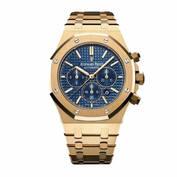 Audemars Piguet Royal Oak Chronograph Yellow Gold with Blue Dial