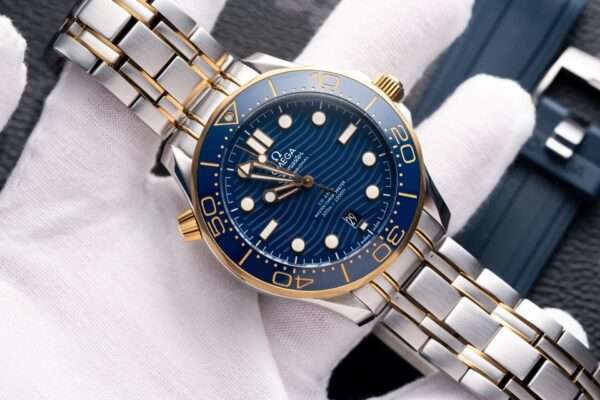 Omega Seamaster DemiGod Replica 1:1 Watch Blue Dial 42mm