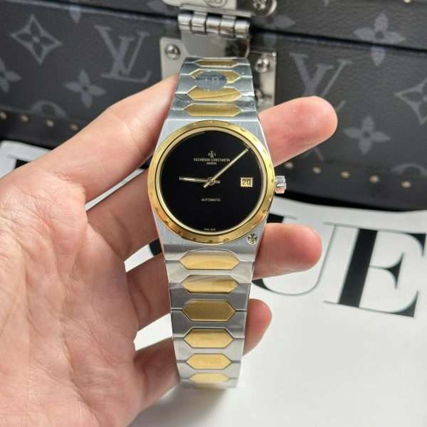 Vacheron Constantin Historiques 222 Two-Tone Black Dial 8F 37mm